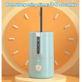 AOOKMIYA Deli Fully Automatic Pencil Sharpeners USB Fast Charge Electric Pencil Sharpener Gift for Children School Supplies Stationery