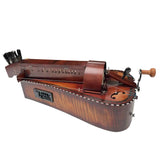 AOOKMIYA Hand Made 6 strings 24 keys Electric Hurdy Gurdy,bird's eye whole Maple wood AOOKMIYA.COM