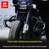 AOOKMIYA PPshrimp is suitable for Qianjiang flash 600 safety bar modification accessories, folding backrest, waterproof quick-release sid