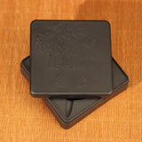 Natural Rough Stone Ribbed Inkstone for Beginners, Students, Grinding Ink Strips, Ink Cartridges, Calligraphy Supplies