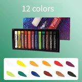Paul Rubens Artist Oil Pastel 12/24/36/48 Color Professional Soft Pastel Crayons for Painting Art Supplies