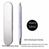 All Metal 5.6mm Thick Movable Pencil  Magic Rainbow Pen Engineering Pen Drawing Pen Student Supplies   Mechanical Pencil