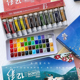 AOOKMIYA HOLBEIN ARTISTS GOUACHE 48 colors opaque Acuarela split 0.5 / 1 four seasons spring, summer, autumn and winter split watercolor  AOOKMIYA.COM