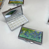 AOOKMIYA 16/18 Grid Watercolor Palette Mini Paint Packaging Tin Box Student Portable Watercolor Box Aquarel Painting Art Supplies