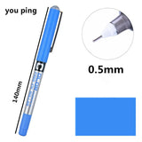 Luxury Quality T16 Colour Ink Fine Nib Gel Pen Business Office Student School Stationery Supplies  New