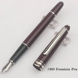 Limited Edition Msk-163 Ultra Matte Black MB Rollerball High Quality Gel Ballpoint Fountain Pens Office School Serial Number