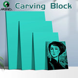 AOOKMIYA Marei's 3pcs Soft Linoleum Carving Block, Linocut Block for Printmaking, Printmaking Art Set (6x8.7/8.7x12/12x17.8/17.8x23.6 in)