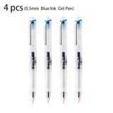 Deli 4/6/8pcs 0.5mm Black Red Blue Ink Gel Pen Stationery For Writing School Supplies Office Supplies Signing Pen Exam Pen Gift