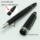 Limited Edition Msk-163 Ultra Matte Black MB Rollerball High Quality Gel Ballpoint Fountain Pens Office School Serial Number