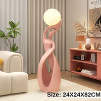 AOOKMIYA ART+ Creative Gifts Aesthetic Miniature Luxury Art Figurines Creative Miniatures with Night Light Modern Sofa Beside Home Decoration Funny Gifts