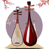 AOOKMIYA Professional Pipa Chinese Ethnic Music Instrument Aldult Lute Traditional Oriental Stringed Musical Instruments with Accessories AOOKMIYA.COM