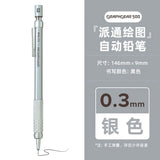 1pc Pentel Graphgear 500 Drafting Mechanical Pencil Engineering Automatic Pencil With Eraser for Pro Pens 0.3 0.5 0.7 0.9 mm