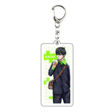 AOOKMIYA ART+ Creative Gifts Blue Lock Isagi Yoichi Acrylic Anime Keychain Bag Charms Pendant Jewelry Cute Creative Key Ring Friends Gift Figure Cartoon