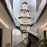 Modern home decoration crystal chandelier, stair Pendant lamp, living room Pendant lights, interior lighting