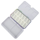 1 set Watercolor Pigment Box Empty Metal Tinplate Palette Jar Paint Mixing Tray Art Painting DIY Oil Colors Household Storage