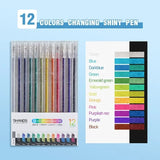 8/12/18 Color Glitter Gel Pen Set Stationery Iitems 1.0mm Gel Pens DIY Writing Drawing Stationery Back to School Supplies Gifts