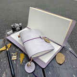 AOOKMIYA POTENTATE Fog Wax Leather Travel Watercolor Book 100% Cotton Pulp Watercolor Paper Kraft Cover Painting Portable Art Supplies