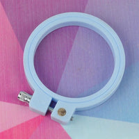 AOOKMIYA 1PC Embroidery Hoops 7-25cm Round Cross Stitch Rack Plastic Embroidery Hoop Frame Rings for DIY Cross Stitch Sewing Craft Tools