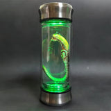 AOOKMIYA Alien Glow Jar Xenomorph Specimen Facehugger Embryo Glass Jar Movie Prop Replica Home Decor Desktop Crafts Sculpture Decoration
