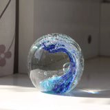 AOOKMIYA Nordic Glass Decoration Crystal Ball Crafts Birthday Gift Ocean Ornaments Landscaping Boshan Handmade Glass