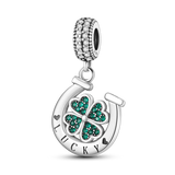 2025 Hot Sale Charms Bead 925 Sterling Silver Pink Butterfly Luminous Firefly Dangle Fit Bangle Bracelet Necklace DIY Jewelry