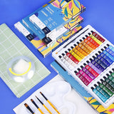 AOOKMIYA 12/18/24 Color 6/12ML Gouache Paint Set High Quality Artist Painting Professional Washable Watercolor Student Exam Art Supplies  AOOKMIYA.COM