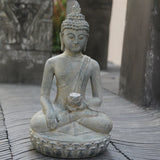 Zen-Inspired Solar-Powered Buddha Statue with Light - Resin Garden & Entryway Decor, Outdoor Ornament