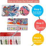 AOOKMIYA Magic Cat 14CT 16CT Printed On Canvas Cross Stitch DIY Set Chinese Pattern Kit Home Needlework Embroidery 129 Colors