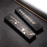Chinese Calligraphy Solid Ink Sticks Artist Painting Watercolor Fabric Paint Ink Block Chinese Painting Ink Stick Stone