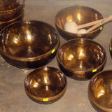 AOOKMIYA Large Brass Tibetan Bowls Alchemy Singing Bowls Handmade Percussion Sound Healing Meditation Spiritual Instruments for Yoga AOOKMIYA.COM