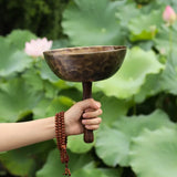 Diapason Chakras Therapeutic Tibetan Bowl Spiritual Tibetan Bowl Stick Musical Instrument Bowls for Youmeditation Accessories