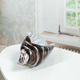 AOOKMIYA Conch Ashtray Ornaments Glass Crafts Origin Zibo Candle Sand Modern Simple Coffee Table Home Decorations