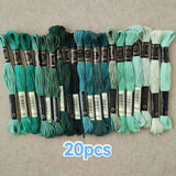 AOOKMIYA 100% Cotton High Quality Cross stitch Floss Embroidery thread  Cross Stitch Embroidery Hand Knitting Sewing Weaving 8m 447 color