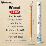 AOOKMIYA Marie's 1pc Chinese  Calligraphy Brush,Jianhao/Wolf Hair/Wool for Painting,Writing,Official Script,Regular Script,Cursive Script