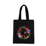 AOOKMIYA Embroidery kit for Beginners with Pattern Canvas Tote Bag,Arts and Crafts Supplies for Adults,DIY Needlepoint Kits for Crafts