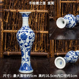 Hand-painted Blue and White Porcelain Bottle, Ceramic Ornament, Mini Vase, Appreciation Bottle, Gift