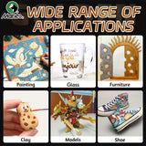 AOOKMIYA 1pc Marie's Pale Golden Metallic Acrylic Pigments,Rich Shiny Paint,50ml/1.69oz,Great for Painting,Wood,Glass for Artists,Student