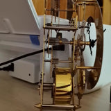 North Star Time Mechanical Clock European Metal Gear Table Clock Copper Movement Ideas Manual Computer Desk Watch Ornament Gift