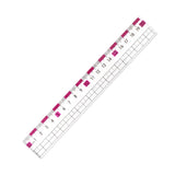 Students Use Anti Myopia Rulers with Wavy Lines Clear Scale Soft and Not Easily Breakable Color Differentiation  Ruler