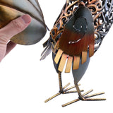 TOOARTS Metal Sculpture Carved Iron Rooster Home Decoration Articles Crafts Animal Ornaments