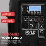 Powered Bluetooth PA Speaker Kit - Event Ready - Just Plug In and Play Active and Passive 350w Loudspeakers