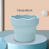 Portable Folding Pen Wash Bucket Outdoor Sketch Cleaning Tool Watercolor Painting Supplies Desktop Pencil Holder