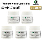 AOOKMIYA Marie's Fabric Paint 5 Bottles,50 ml/1.69oz,12 Different Colors,Vibrant,Permanent Textile Paint Kit for T-shirts,Shoes & Crafts.