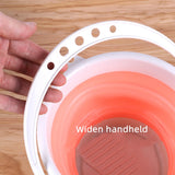 Silicone Pen Cleaning Bucket Children's Painting Art Supplies Collapsible Outdoor Sketching Bucket  Artist Accessories