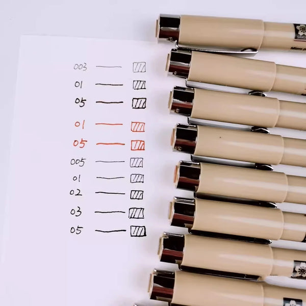 Drawing Tools  Black Waterproof Pen   Office Utensils Watercolor Pens  Waterproof Outlining Pens for Drawing  Neutral Pens