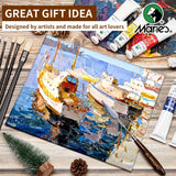 AOOKMIYA 8 Sizes Canvas Panels for Painting,Blank Canvas Boards for Acrylics,Oil,Gouache,Tempera,Primed White for Adults,Hobby Painters.