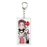 AOOKMIYA ART+ Creative Gifts Blue Lock Isagi Yoichi Acrylic Anime Keychain Bag Charms Pendant Jewelry Cute Creative Key Ring Friends Gift Figure Cartoon