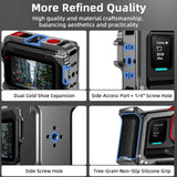 Metal Cage Handle for Insta360 Ace Pro/Xplorer Shockproof Camera Case with Lens Cover Street Sports Photography Accessories