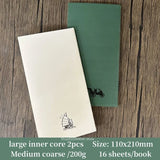 AOOKMIYA POTENTATE Travel Portable Watercolor Book Multi-functional Cotton Pulp Watercolor Paper Student Outing Sketching Art Supplies