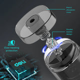 AOOKMIYA Deli Electric & Battery Pencil Sharpener, Automatic with Adjustable Thickness